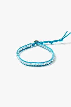 Paracord Wrap Anklet Aquamarine