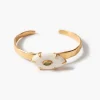 Pebble Cuff Bracelet Peridot