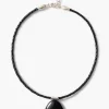 Pebble Necklace Blue Topaz
