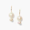Phoebe Drop Earrings White Pearl