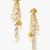 Pippa Cascade Earrings White Pearl
