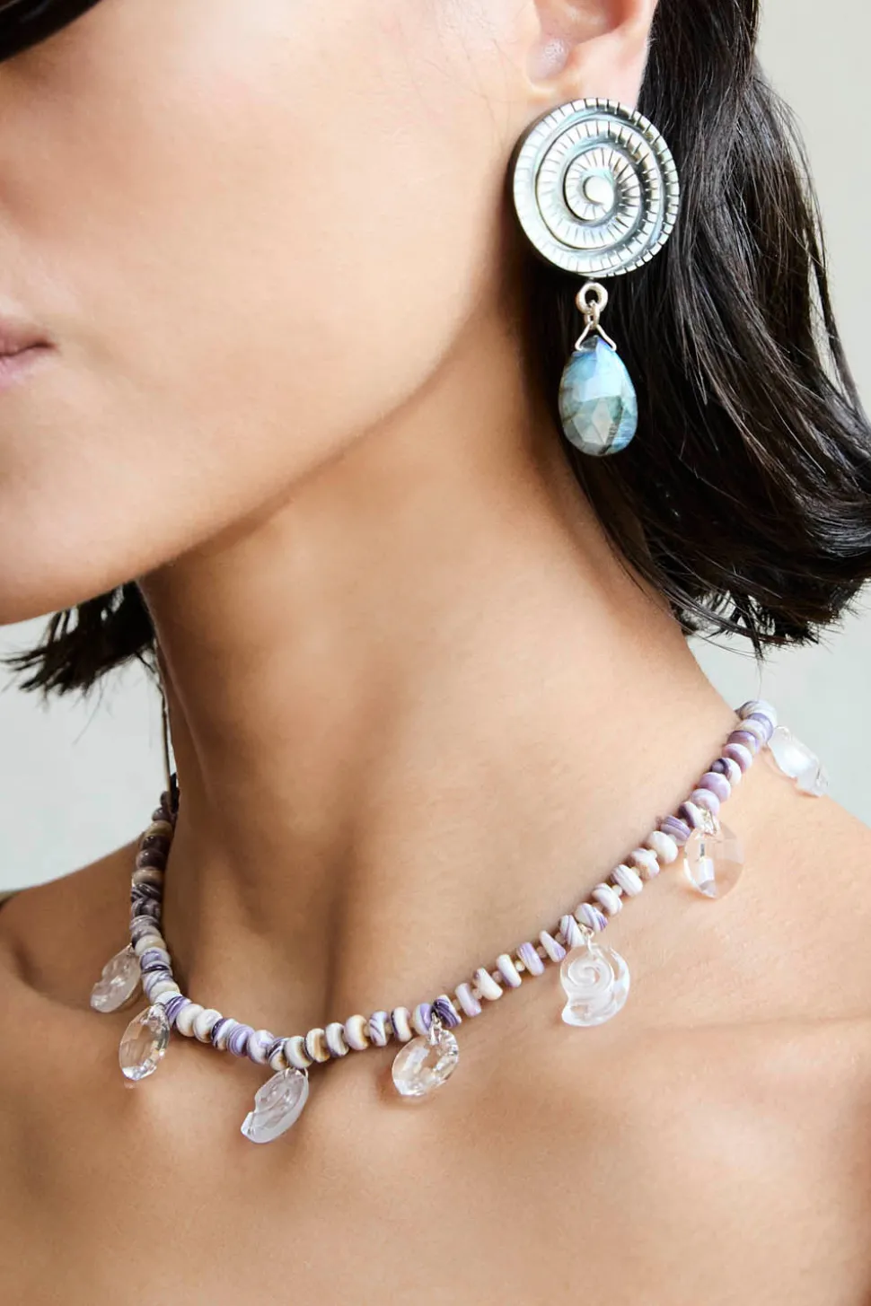 Plage Necklace Crystal Mix
