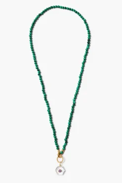 Prism Necklace Malachite