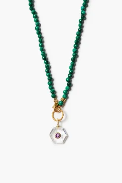 Prism Necklace Malachite