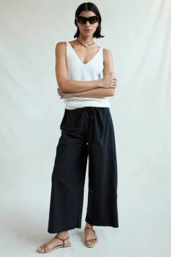 Ramona Poplin Pant Caviar