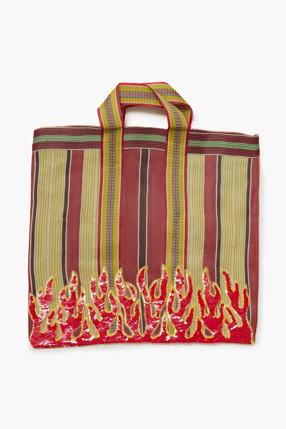 Recycled Market Bag Flame