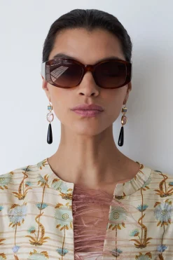 Scarab Earrings Multi