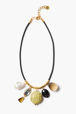 Serpentine Charm Necklace Multi