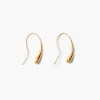 Serpentine Earrings Yellow Gold