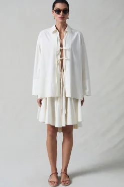 Shoelace Shirt Ivory