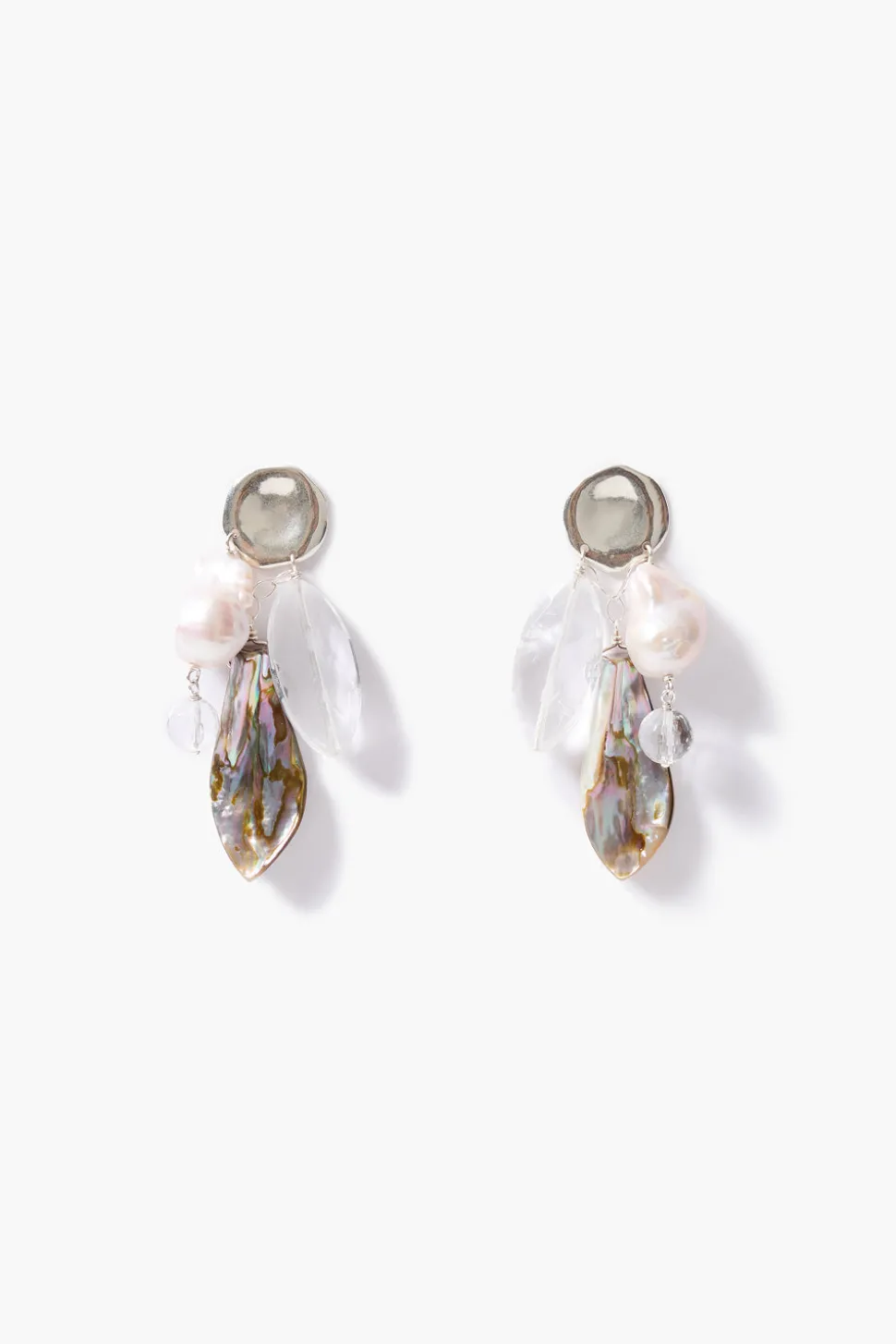 Shore Charm Earrings Abalone