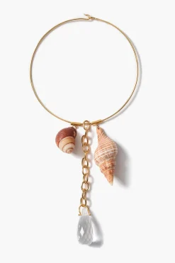 Shore Collar Necklace Clear Quartz