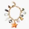 Starfish Charm Bracelet Multi