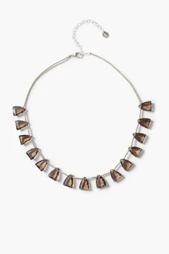 Summit Necklace Smoky Quartz