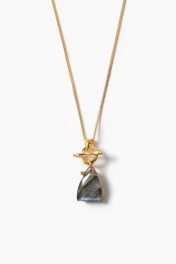 Summit Pendant Necklace Labradorite