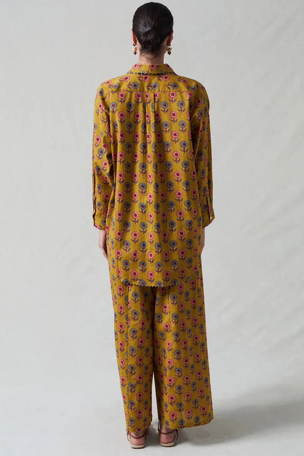 Sunflower Printed Set Mustard
