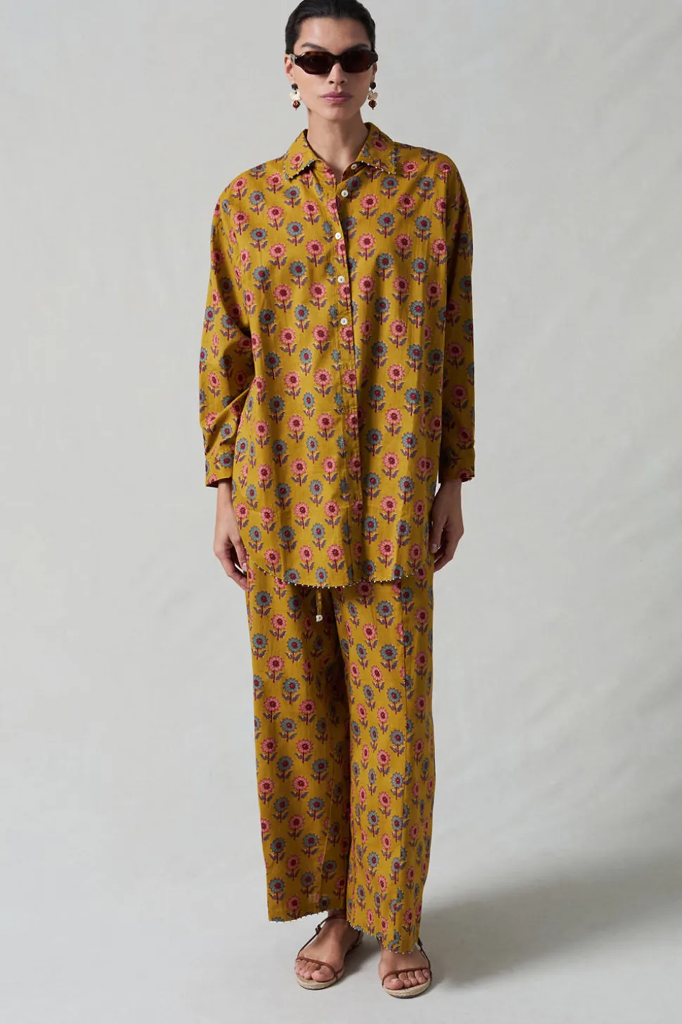 Sunflower Printed Set Mustard