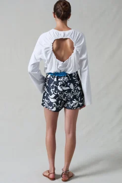 Techno Taffeta Two Tone Short Kona Print