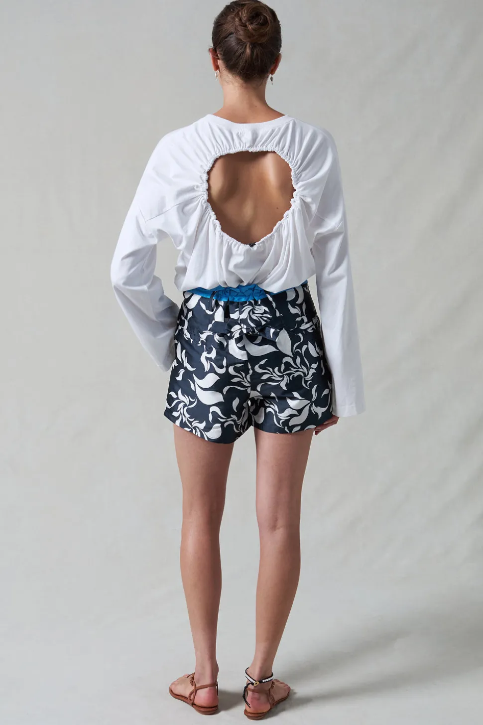 Techno Taffeta Two Tone Short Kona Print