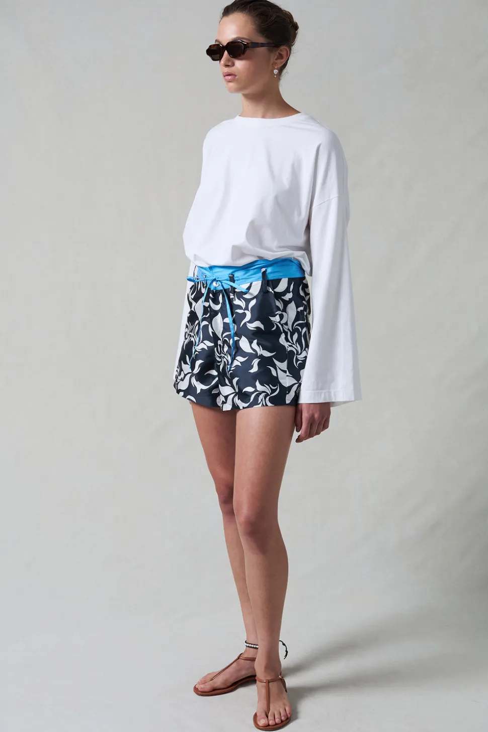 Techno Taffeta Two Tone Short Kona Print