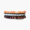 Trinity Bracelet Set Sunset
