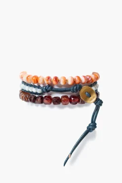 Trinity Bracelet Set Sunset