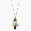 Trio Charm Necklace Multi