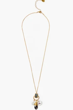 Trio Charm Necklace Multi