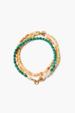 Trio Friendship Bracelet Set Malachite