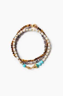 Trio Friendship Bracelet Set Multi