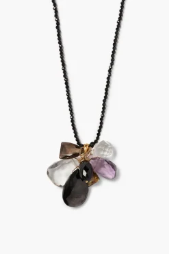 Trove Necklace Black Spinel