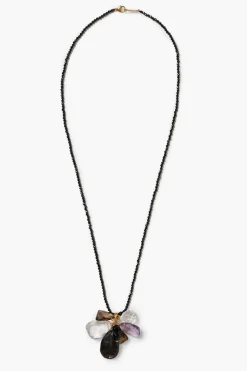Trove Necklace Black Spinel