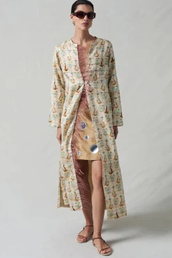 Vienna Lightweight Coat Chrysanthemum