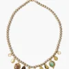 Vignette Charm Necklace Multi