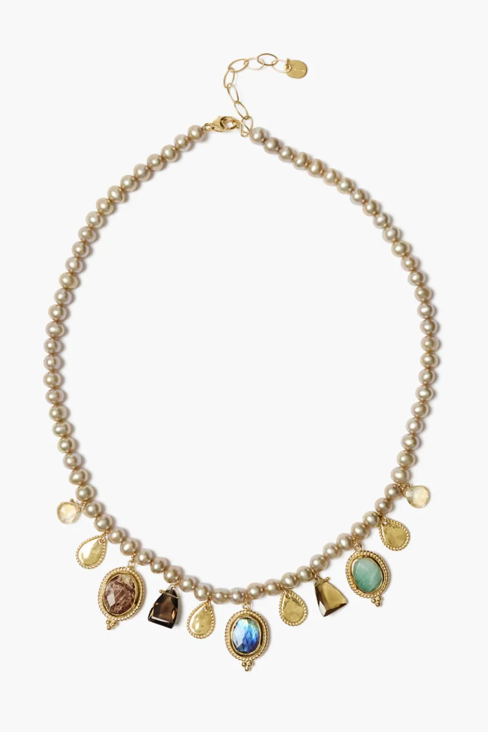 Vignette Charm Necklace Multi
