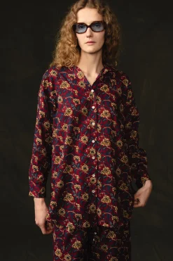 Wild Rose Printed Set Scarlet