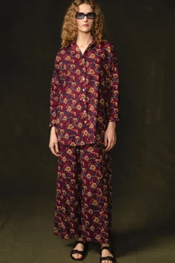 Wild Rose Printed Set Scarlet
