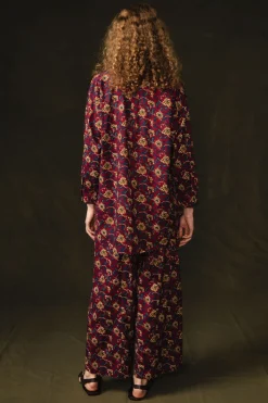 Wild Rose Printed Set Scarlet